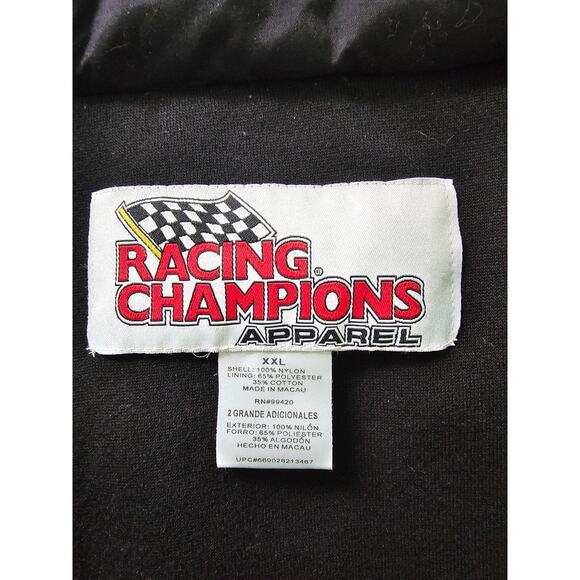 VTG Racing Champions Chevrolet NASCAR Jacket Red Black XXL Embroidered Logo - Picture 9 of 13